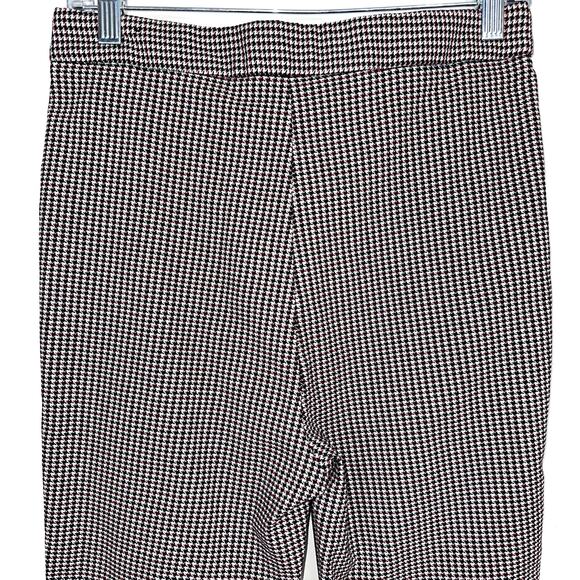 Zara Houndstooth High Rise Skinny Dress Pant Legging Size Medium - Picture 7 of 16